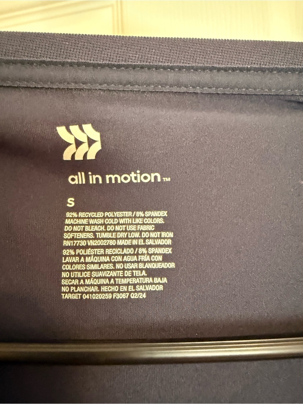 all in motion Men's Long-Sleeve Crew Shirt in Blue - Picture 3 of 3